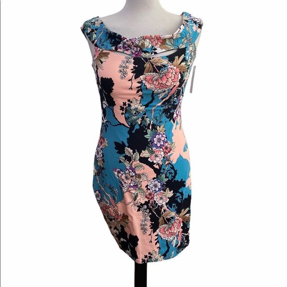 Guess Navine Cutout Off Shoulder Bodycon‎ Mini Dress - Picture 1 of 10